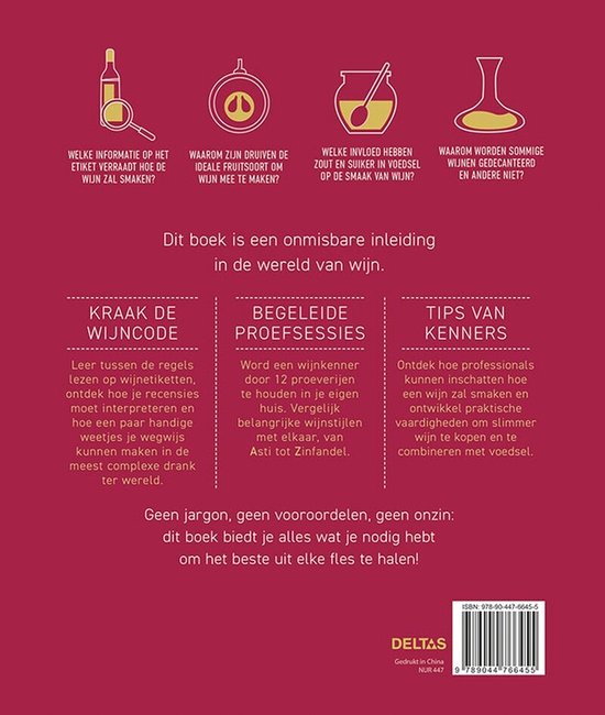 Wijn eenvoudig uitgelegd boek