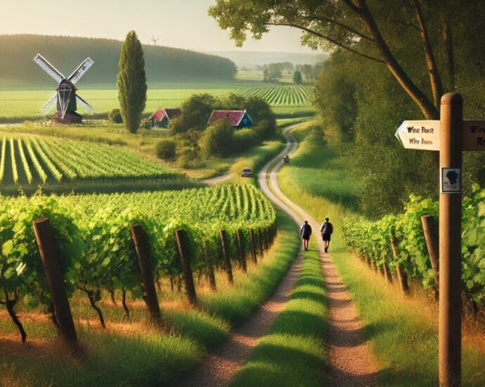 Wijnwandelen in Nederland boek